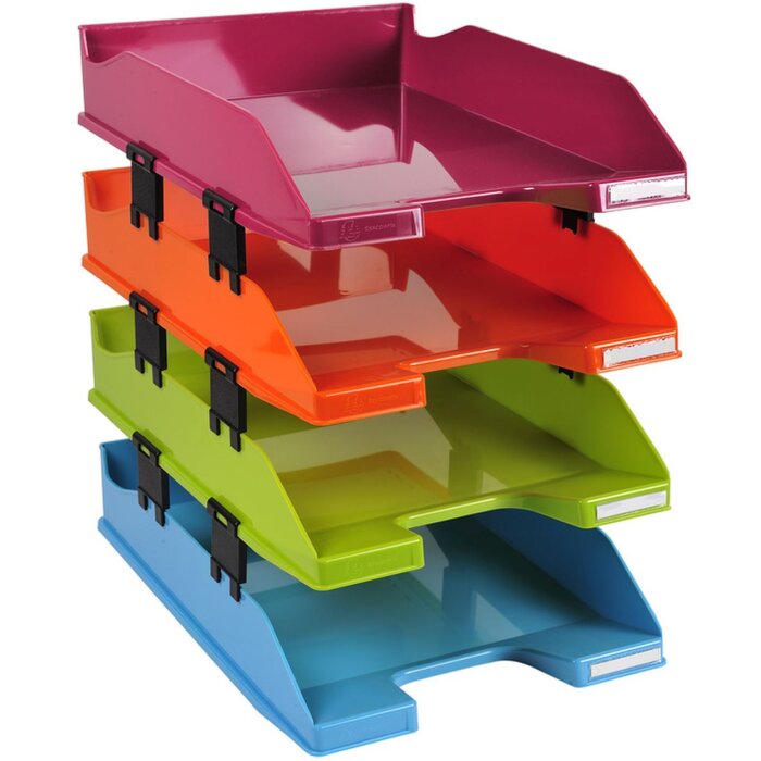 Exacompta Iderama COMBO MIDI Set 4 compartimente scrisori - Culori asortate