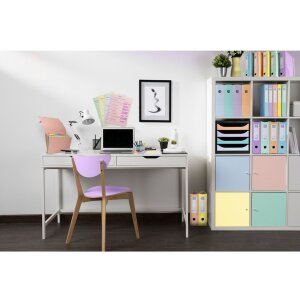 Boxă de dosare Exacompta Big Box Plus, 4 dosare deschise, aquarel