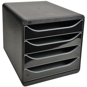 Exacompta 3104214D Schubladenbox Big Box Plus 4 offene...