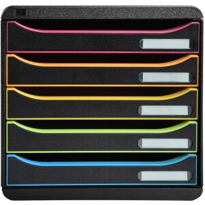 Exacompta Schubladenbox Big Box Plus 5 Schubladen...