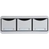Modul de depozitare Exacompta TOOLBOX cu 3 sertare, gri deschis