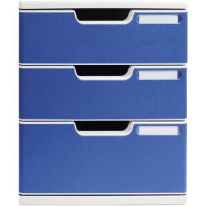 Boxă cu sertare Exacompta MODULO A4, 3 sertare închise