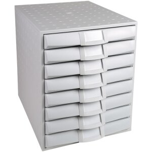 Exacompta 226040D Schubladenbox The System 8 Lichtgrau