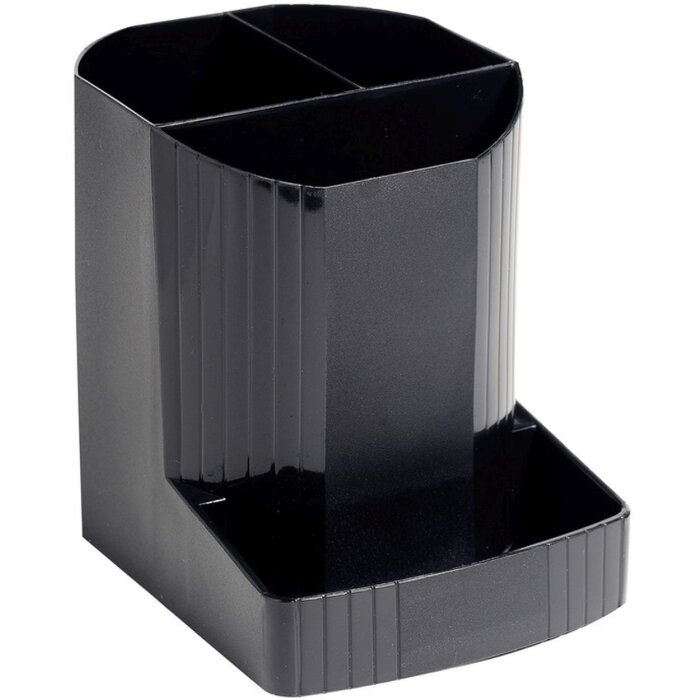 Stiftele Mini Octo Ecoblack - Negru, din plastic reciclat