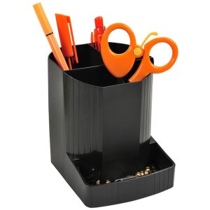 Stiftele Mini Octo Ecoblack - Negru, din plastic reciclat