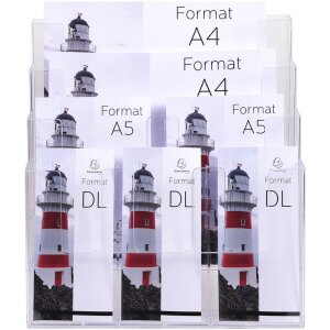 Exacompta 74258D Tischprospektständer Exacryl...