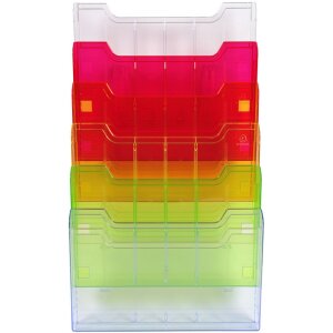 Exacompta 64299D Wandprospektständer A4 6...