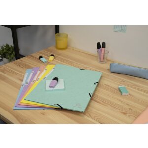 Mapă de colecție Exacompta Aquarel, carton Colorspan 400g/m², sortate după culori