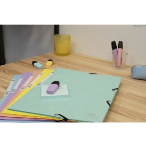 Mapă de colecție Exacompta Aquarel, carton Colorspan 400g/m², sortate după culori