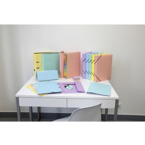 Mapă de colecție Exacompta Aquarel, carton Colorspan 400g/m², sortate după culori