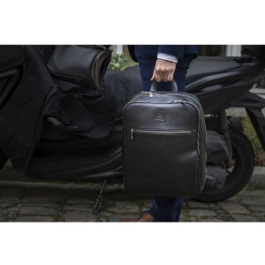 Exacompta 17637E Laptop rucsac piele negru impermeabil 17 inch Exactive