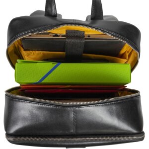 Exacompta 17637E Laptop rucsac piele negru impermeabil 17 inch Exactive