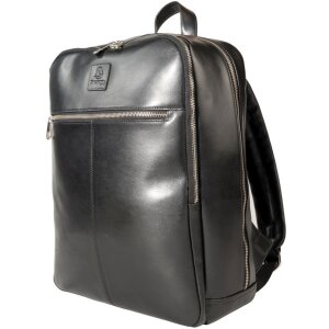 Exacompta 17637E Laptop rucsac piele negru impermeabil 17 inch Exactive