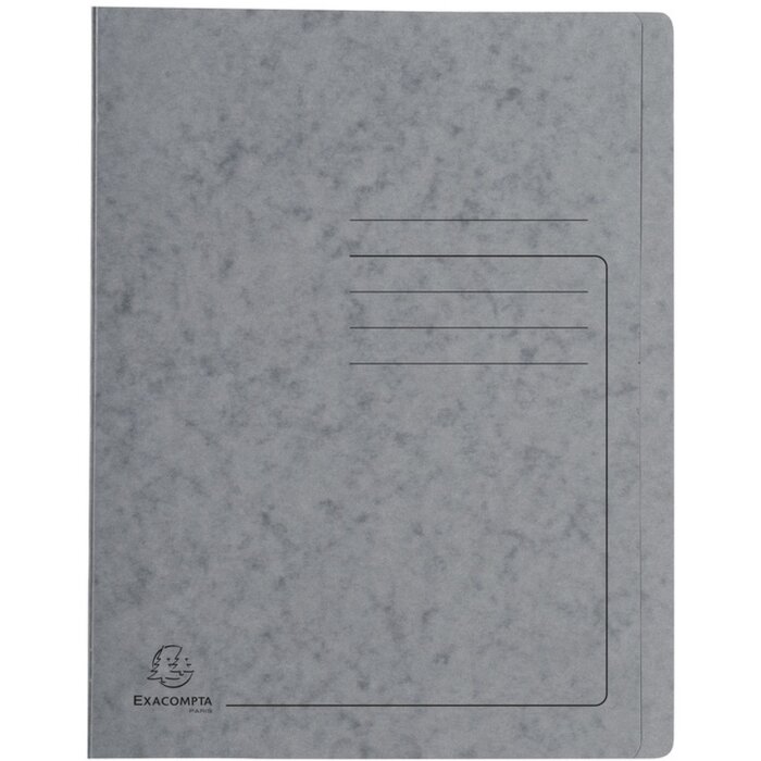 Exacompta Schnellhefter Colorspan 355g/m² A4 Gri - pentru 350 coli, durabil