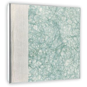 ZEP Fotoalbum Seul blau 32x32 cm 100 weiße Seiten mit Pergamin