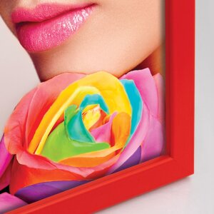 ZEP Bilderrahmen Darwin 20x30 cm farbenfroher Rahmen mit Aufsteller