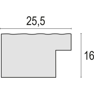 ZEP Bilderrahmen Urbino grau 10x15 cm