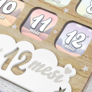 ZEP Fotogalerie Dorothy 12 Monate Baby Bilderrahmen 25x35 cm