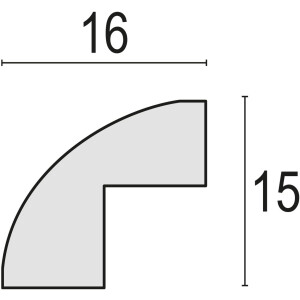 Rama foto Corby 10x15 cm alb