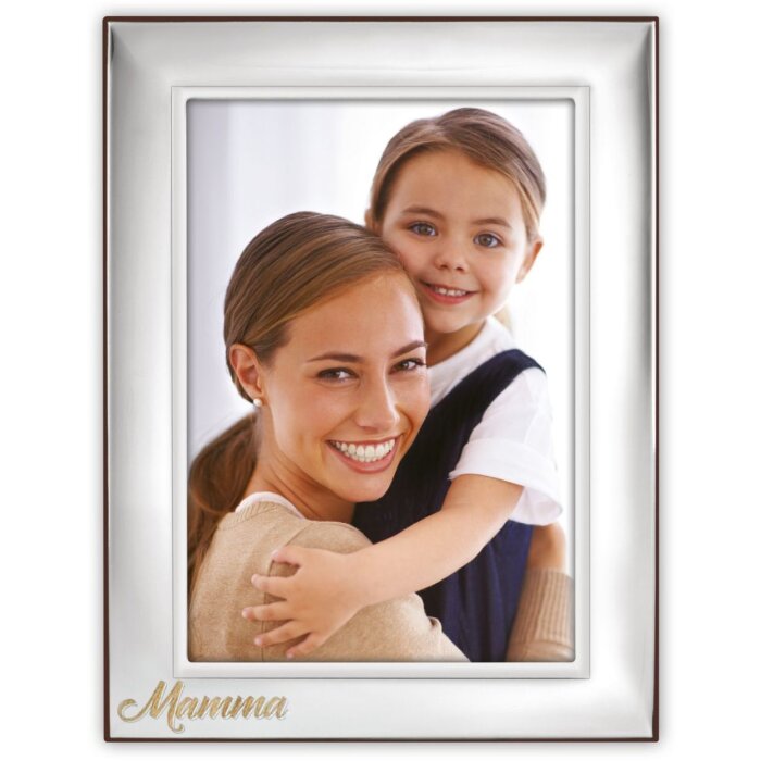 Rama foto Sabrina 10x15 cm, argint strălucitor