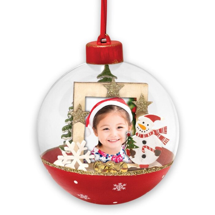 Funduleț de Crăciun Loek pentru o fotografie 3.5x4.5 cm