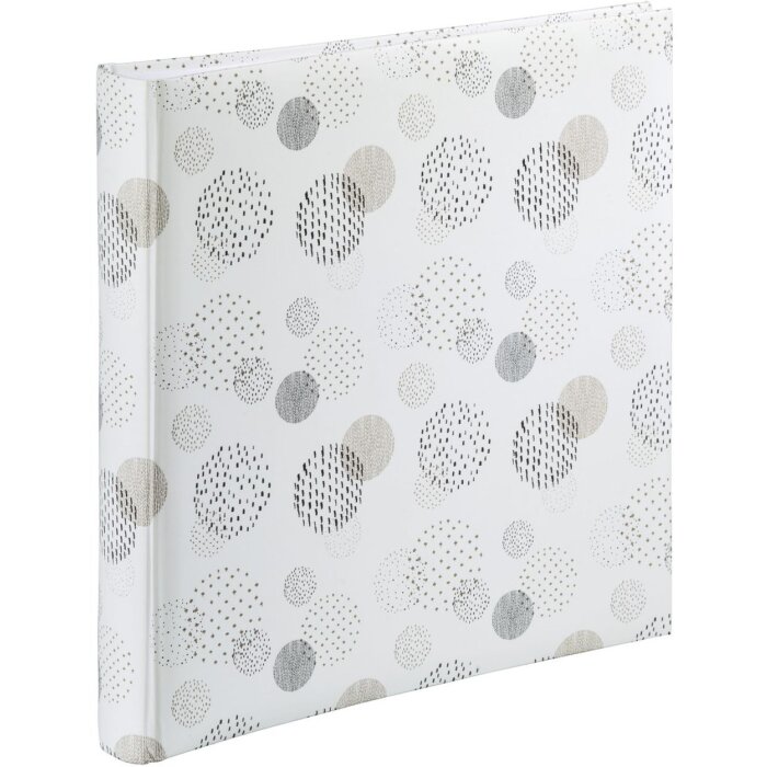 Album foto Hama Graphic Dots 30x30 cm 80 pagini albe coperți din sticlă