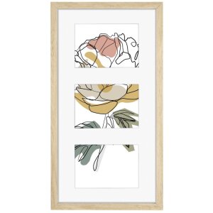 Galerie foto Hama Copenhaga Cadru MDF pentru 3 fotografii...