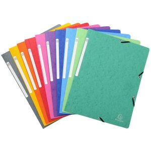 Exacompta Eckspannmappe Manila-Karton 400g Nature Future DIN A4 bis 250 Blatt