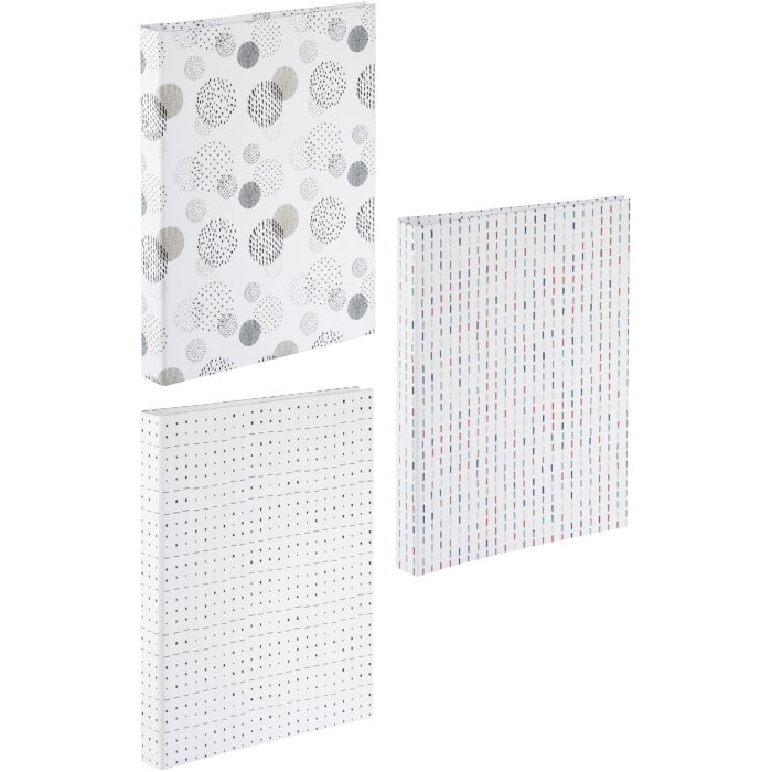 Hama Spiralalbum Graphic 19x24,5 cm 40 weiße Seiten