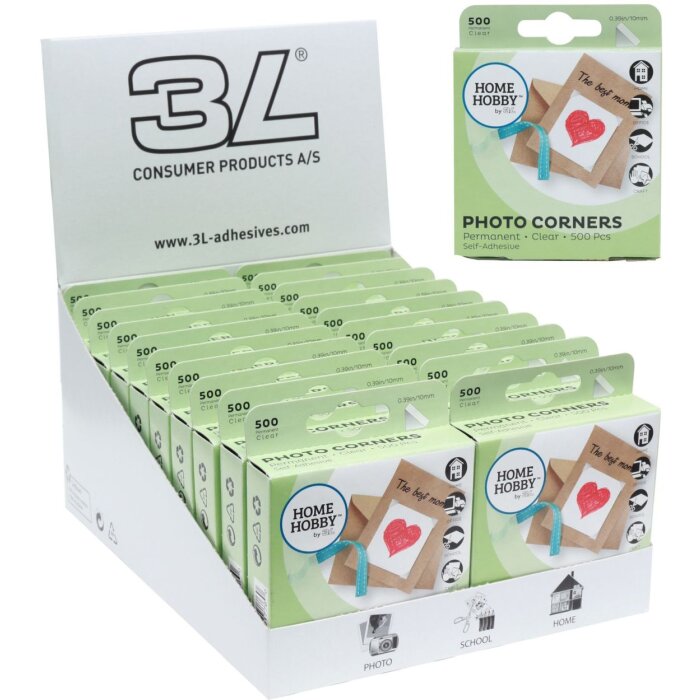 Deknudt S385PC Colțuri foto 500 bucăți fără acid