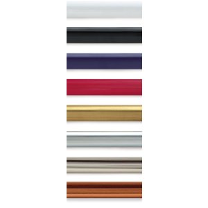 Walther Kunststoffrahmen GALERIA 13x18 cm Gold Halbrundprofil Klarglas