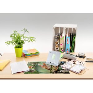 HERMA Leseständer blau 198x190x157 Millimeter