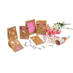 Stickeri cu inimă argintii HERMA