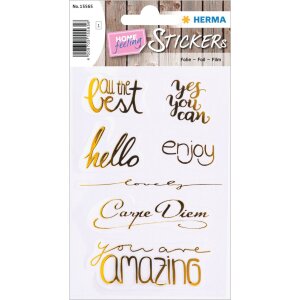HERMA Creative Sticker Amazing Goldfolie 1 Blatt