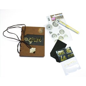 Sticker creative HERMA cu folie aurie, 1 foaie