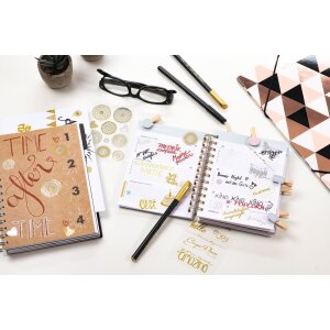 Sticker creative HERMA cu folie aurie, 1 foaie