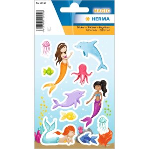 HERMA Princess of the Sea Sticker Glittereffekt 11...