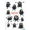 HERMA Monsters never sleep, autocolante folie - 12 bucăți