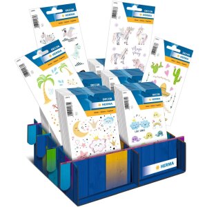 Stickeruri HERMA Cute Princess – 26 de etichete strălucitoare în culori pastel