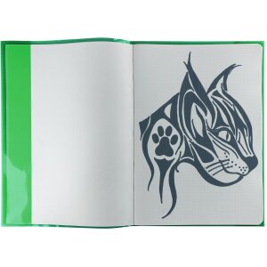 HERMA Protector pentru caiete Transparent PLUS A4 verde