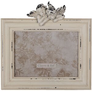 Clayre & Eef Fotorahmen 2F0879 weiß 24x5x24 cm...