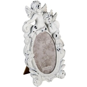 Clayre & Eef Fotorahmen 2F0890 weiß 14x3x23 cm...