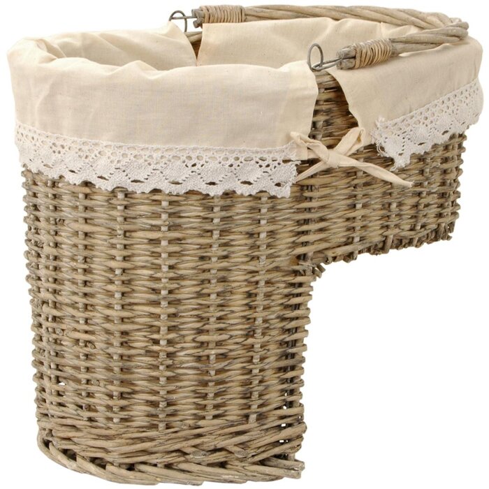 Clayre & Eef Coș de depozitare 4RO0022 Rattan 40x26x34 cm Bej