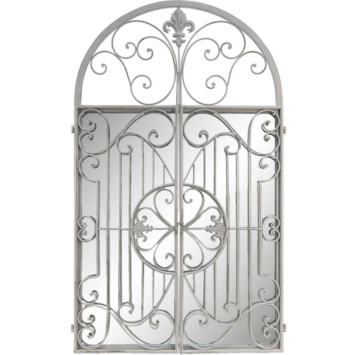 Clayre & Eef 52S261 Oglindă de perete 61x3x103 cm gri