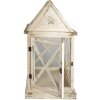 Clayre & Eef 5H0466 Decorare Mini seră 54x35x66 cm alb