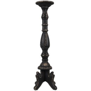Clayre & Eef 5H0520 Candelabru Ø 21x60 cm Negru