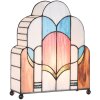 LumiLamp 5LL-6117 Lampă de masă Tiffany 30x4x25 cm Lampă de birou bej