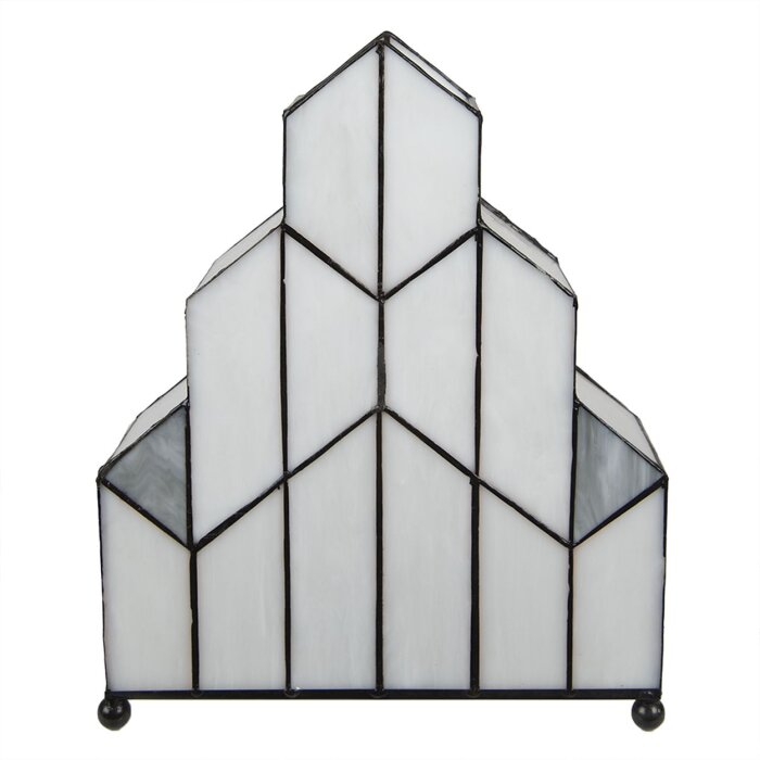 LumiLamp 5LL-6119 Lampă de masă Tiffany 30x4x25 cm E14-max 1x40W Bej