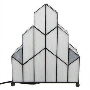LumiLamp 5LL-6119 Lampă de masă Tiffany 30x4x25 cm E14-max 1x40W Bej