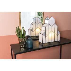 LumiLamp 5LL-6119 Lampă de masă Tiffany 30x4x25 cm E14-max 1x40W Bej